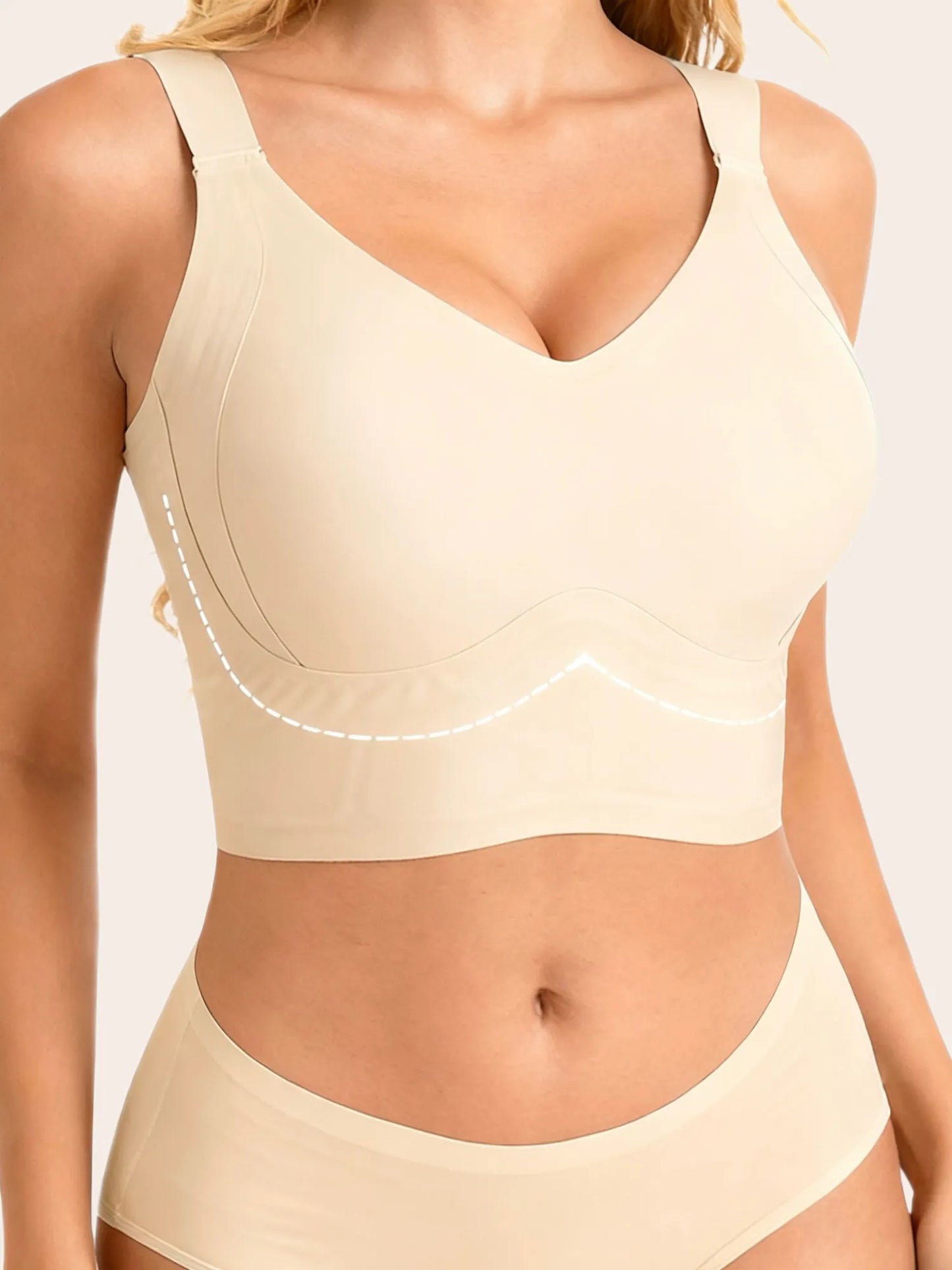 Plus Size Back Fat Smoothing T-Shirt Bra