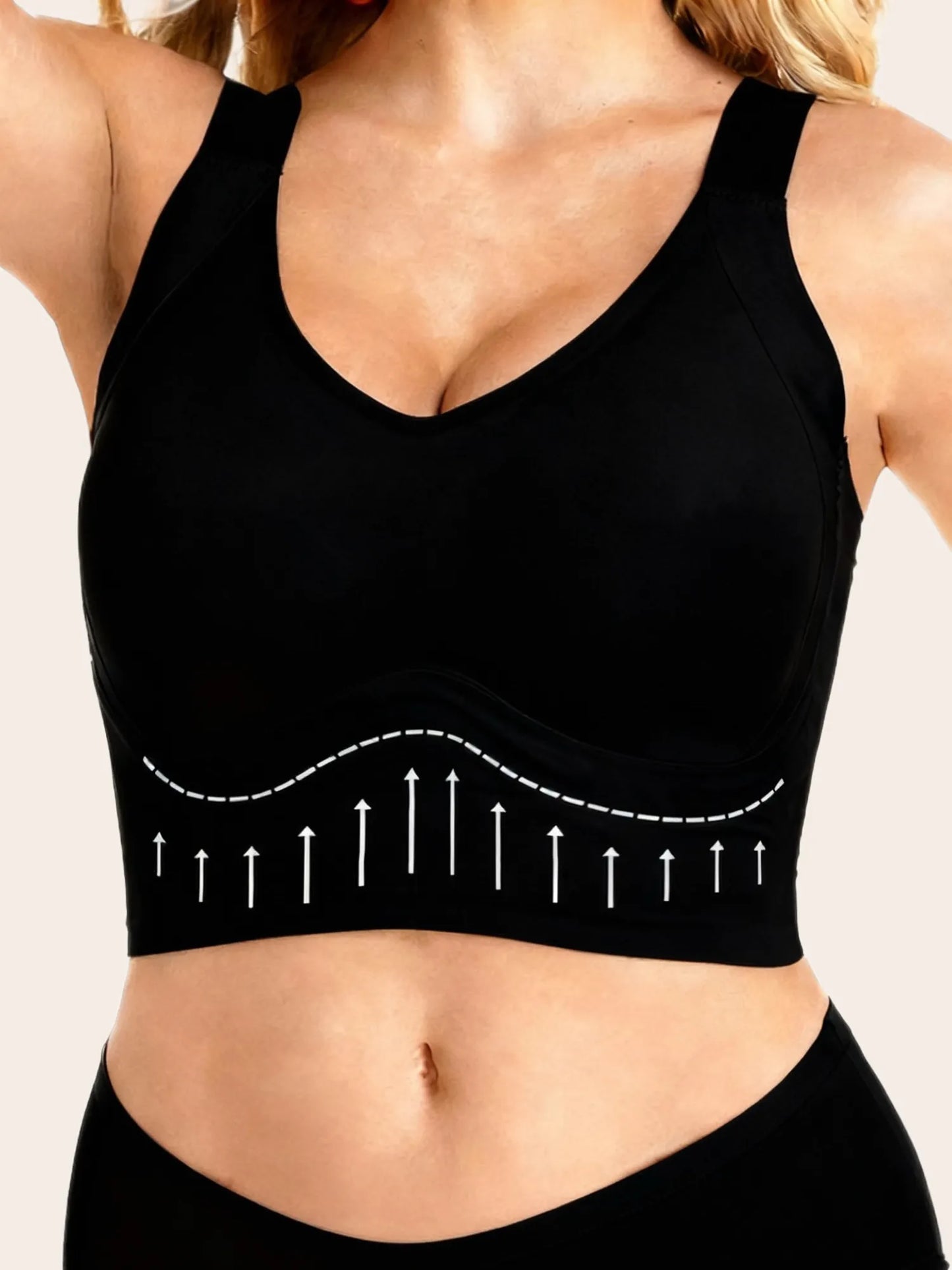 Plus Size Back Fat Smoothing T-Shirt Bra
