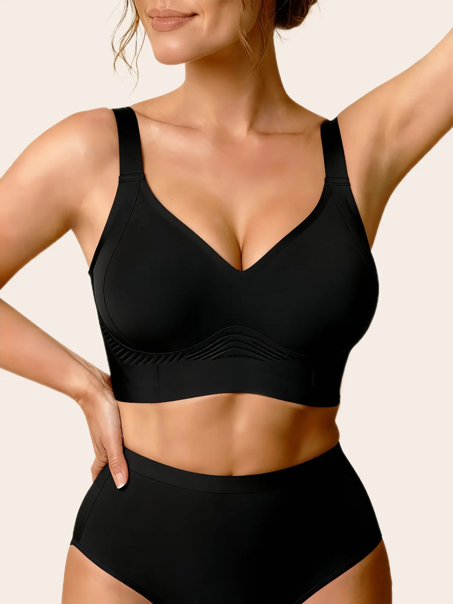 Plus Size Back Fat Smoothing T-Shirt Bra